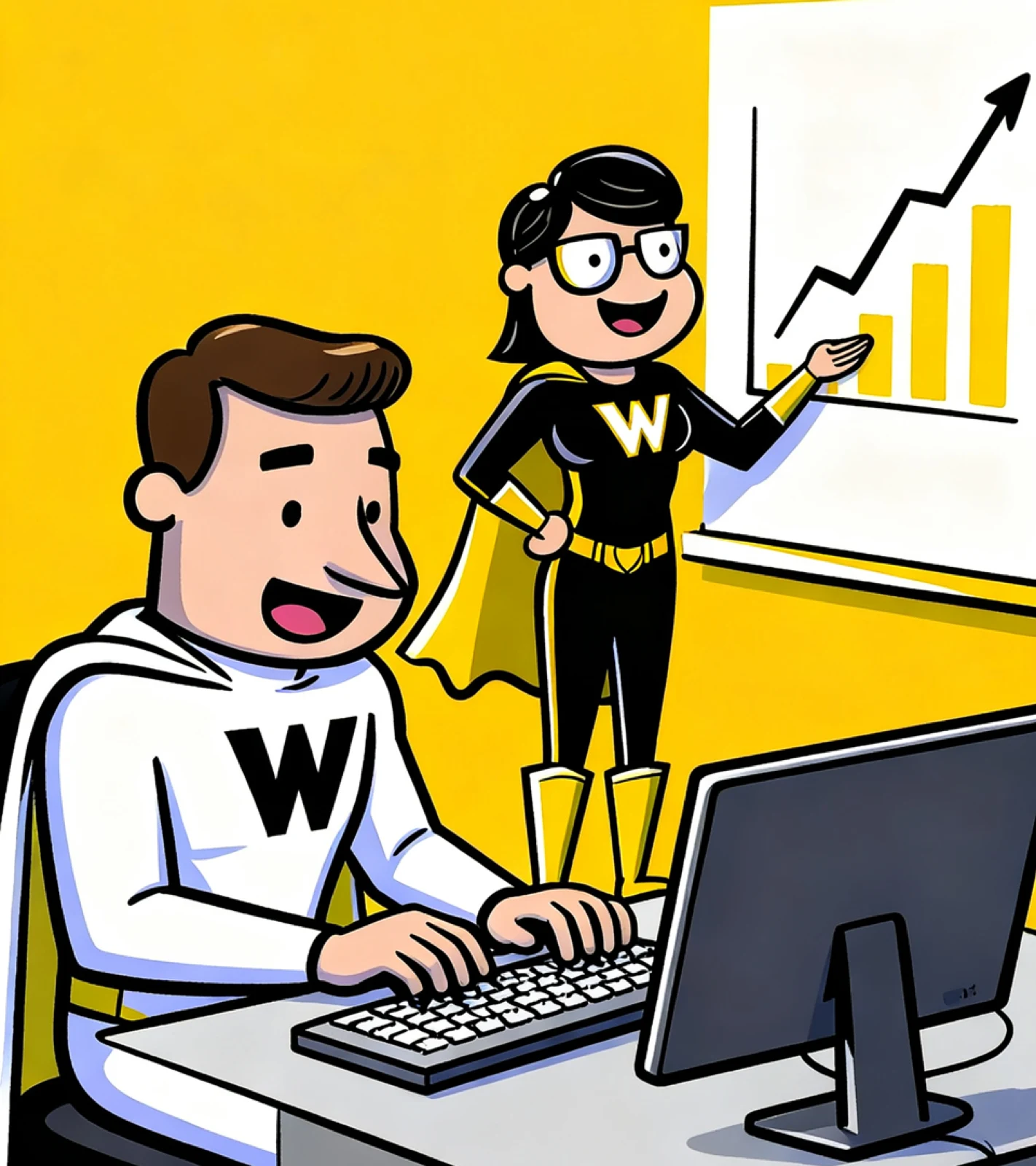 Wordnerds experts working alongside a customer team on their feedback framework